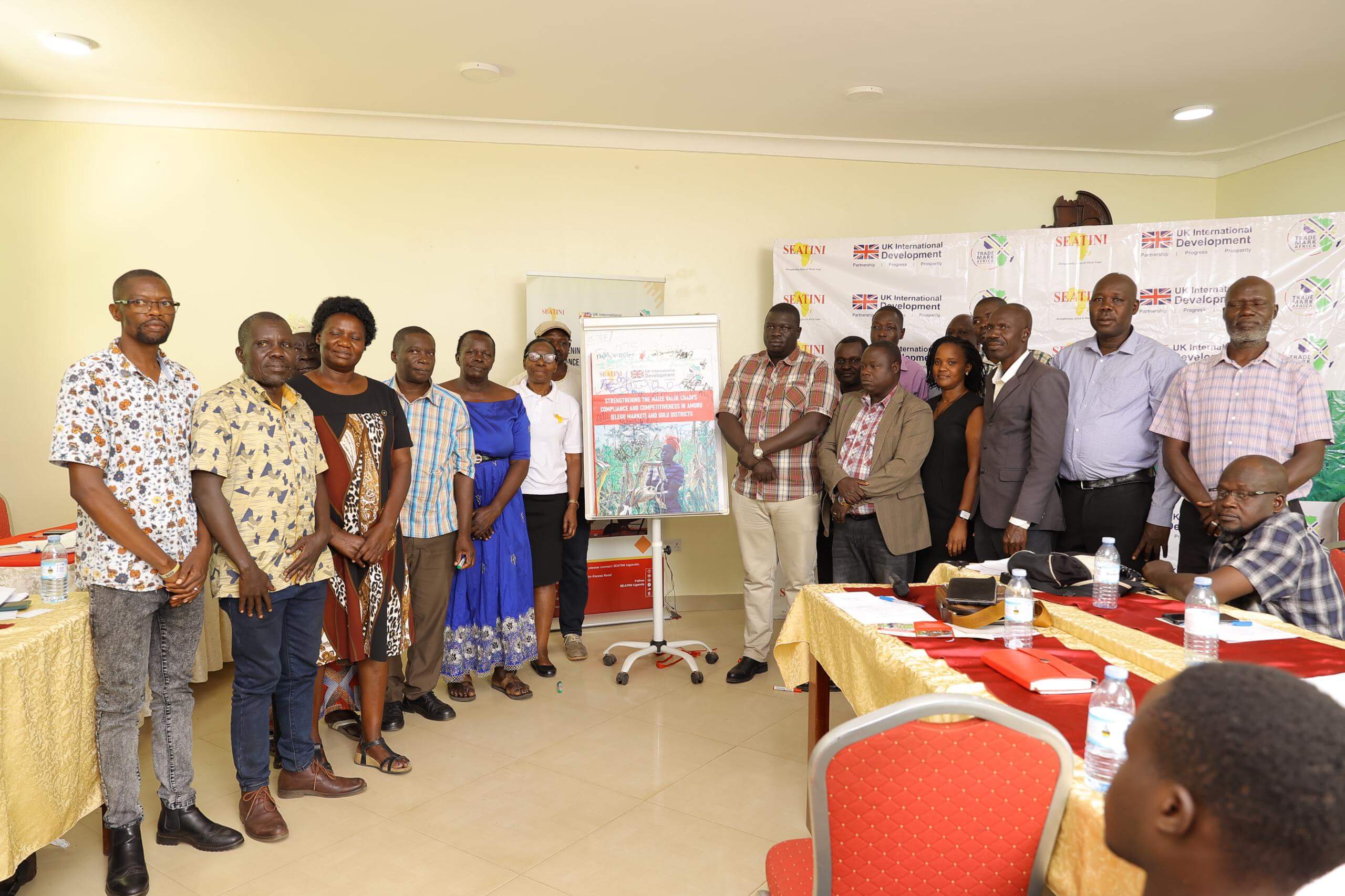 Un nouveau projet pour renforcer la compétitivité de la chaîne de valeur du maïs à Gulu et Amuru